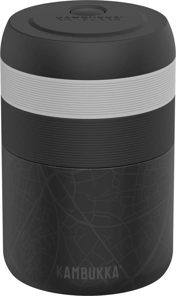 Enë termike Kambukka Bora Micro Compartment, 400 ml, e zezë