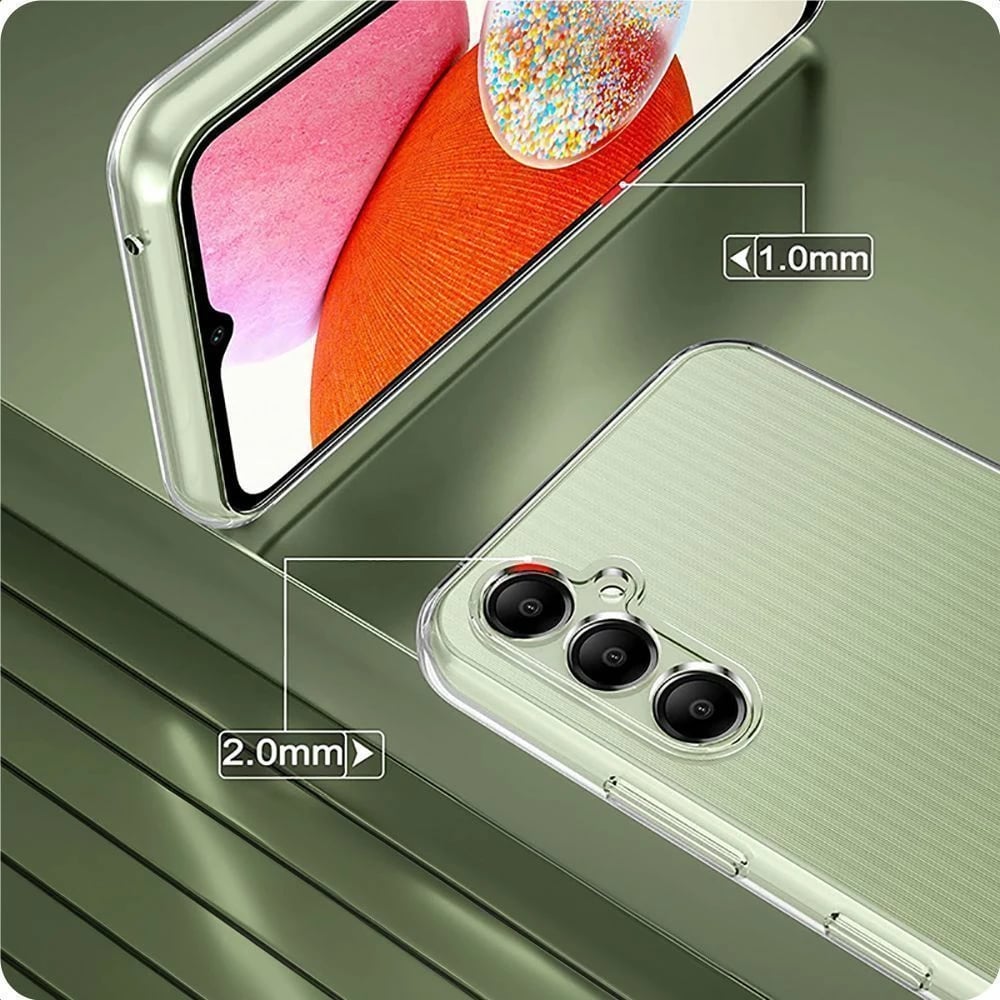 Mbështjellës Tech-Protect FlexAir për Realme 14 Pro 5G, Transparent