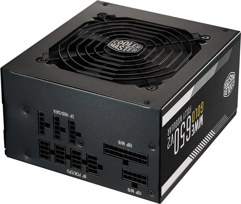 Furnizues i Energjisë Cooler Master MWE Gold 650 - V2, i Plotësisht Modular, 650 W, i Zi Furnizues i Energjisë Cooler Master MWE Gold 650 - V2, i Plotësisht Modular, 650 W, i Zi