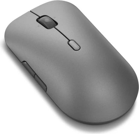 Maus pa kabëll, Lenovo Multi-Mode Pro Plus 6050 4Y51S61878, 2.4 GHz + Bluetooth, 4000 DPI, 10 butona, gri Luna