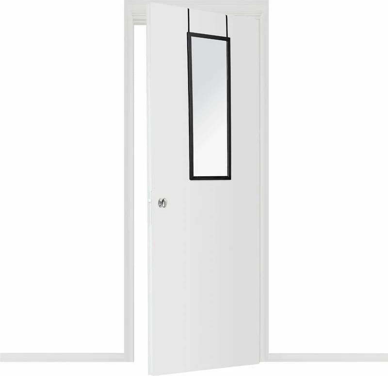 Pasqyrë dere PWD-0111 polirezine e zezë 34x1.7x94cm