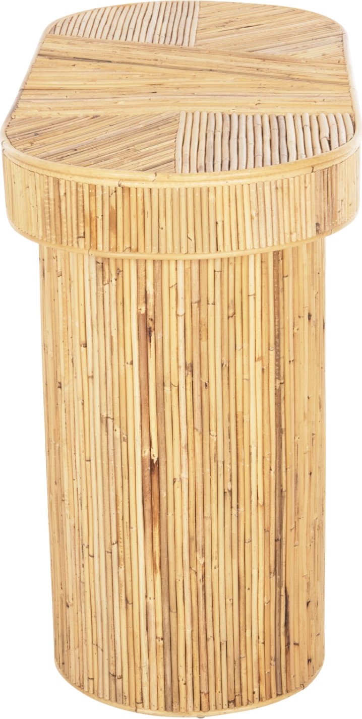 Konsolë ovale GATSBY FH9871 rattan natyral, ngjyrë natyrale, 110x45x74.5 cm