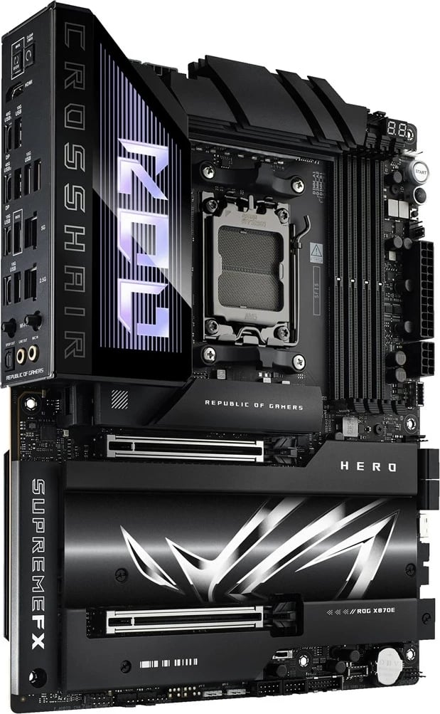 Pllakë amë ASUS ROG CROSSHAIR X870E HERO, Socket AM5, ATX Pllakë amë ASUS ROG CROSSHAIR X870E HERO, Socket AM5, ATX