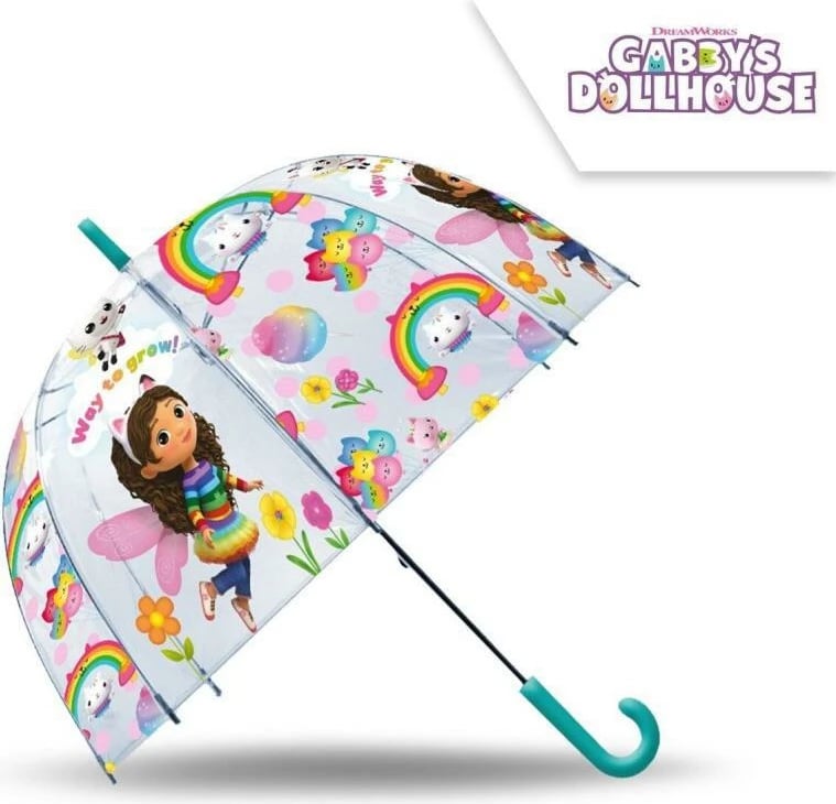 Çadër transparente EUROSWAN Gabi's Dollhouse Ø46cm