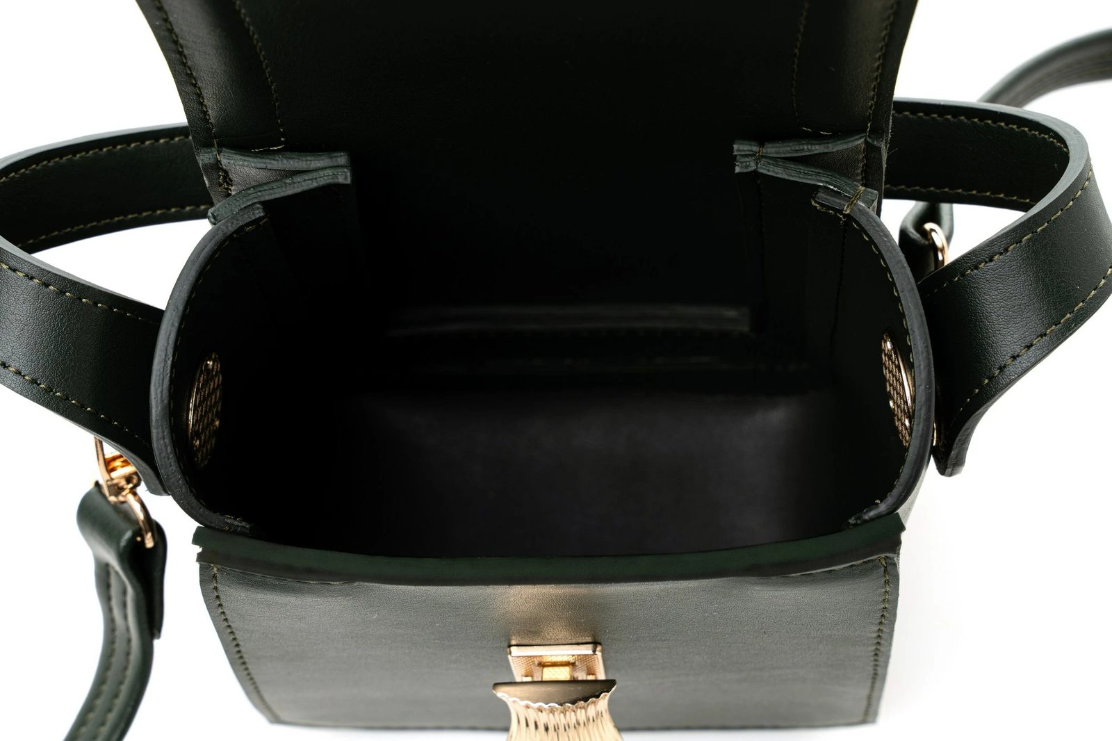 Çantë crossbody, ngjyrë e gjelbër e errët, Vince Camuto, Lagoon