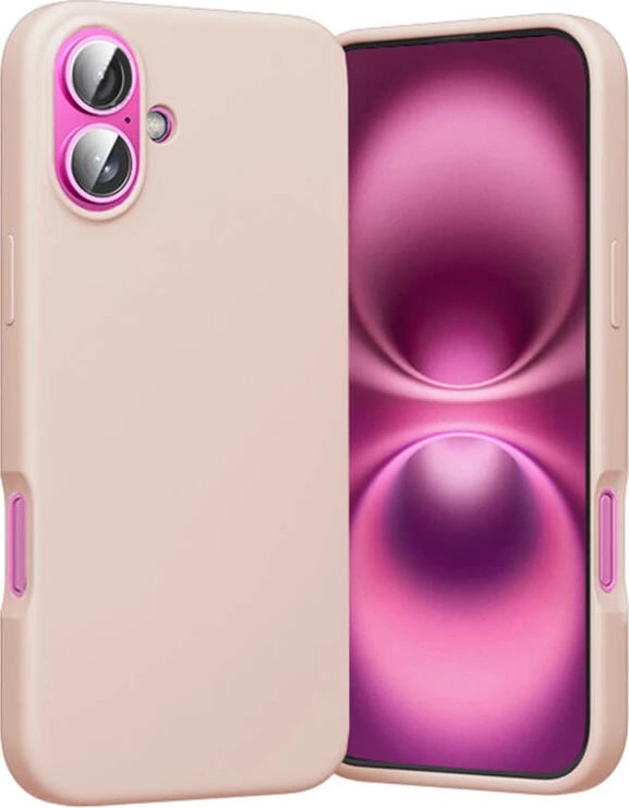 Mbështjellës Vention KUHP0-20 për iPhone 16 Plus, MagSafe, rozë