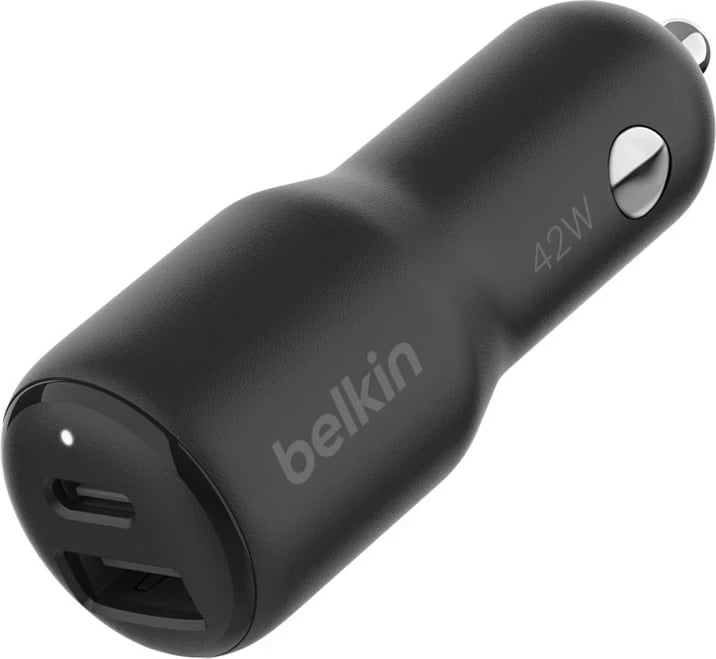 Karikues veture Belkin CCB005btBK, 42 W, 2 porta, USB Type-C, i zi
