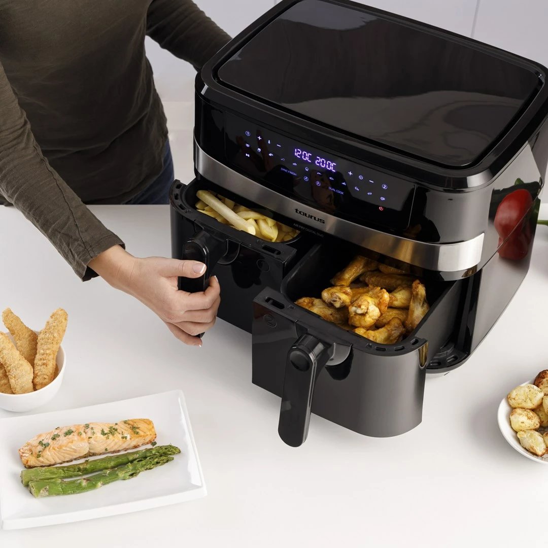 Furrë ajri Taurus Air Fry Digital Duo, 9 L, 2200 W, e zezë