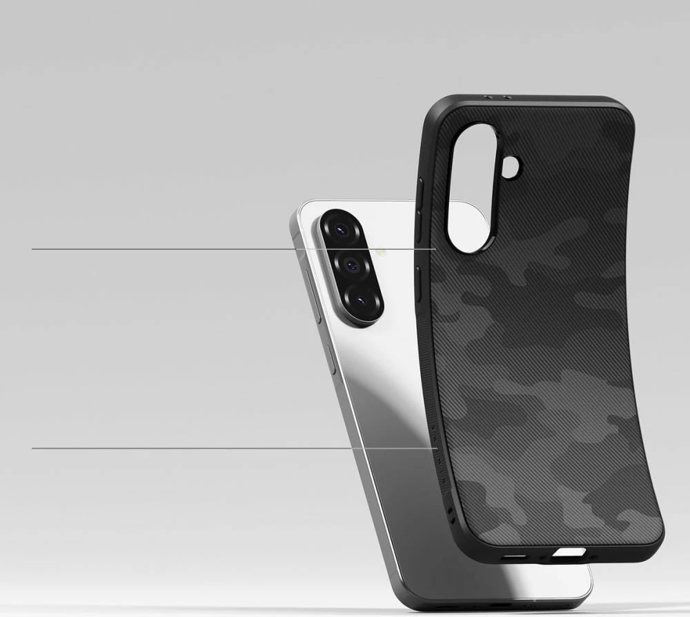 Mbështjellës Ringke Onyx për Samsung Galaxy A36 / A56, Black Camo