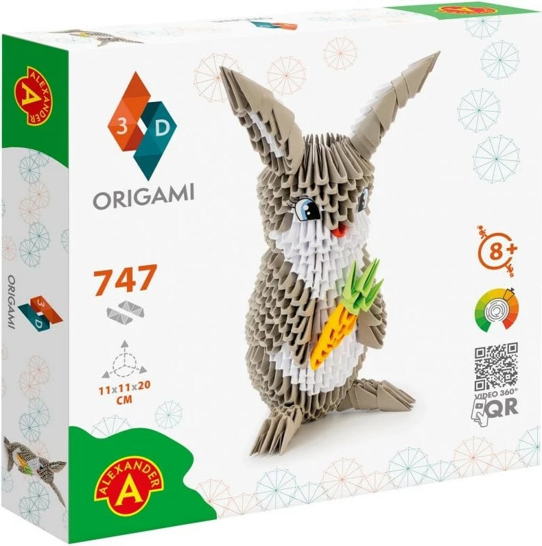Letër origami Alexander Toys EXP2557, shumëngjyrëshe