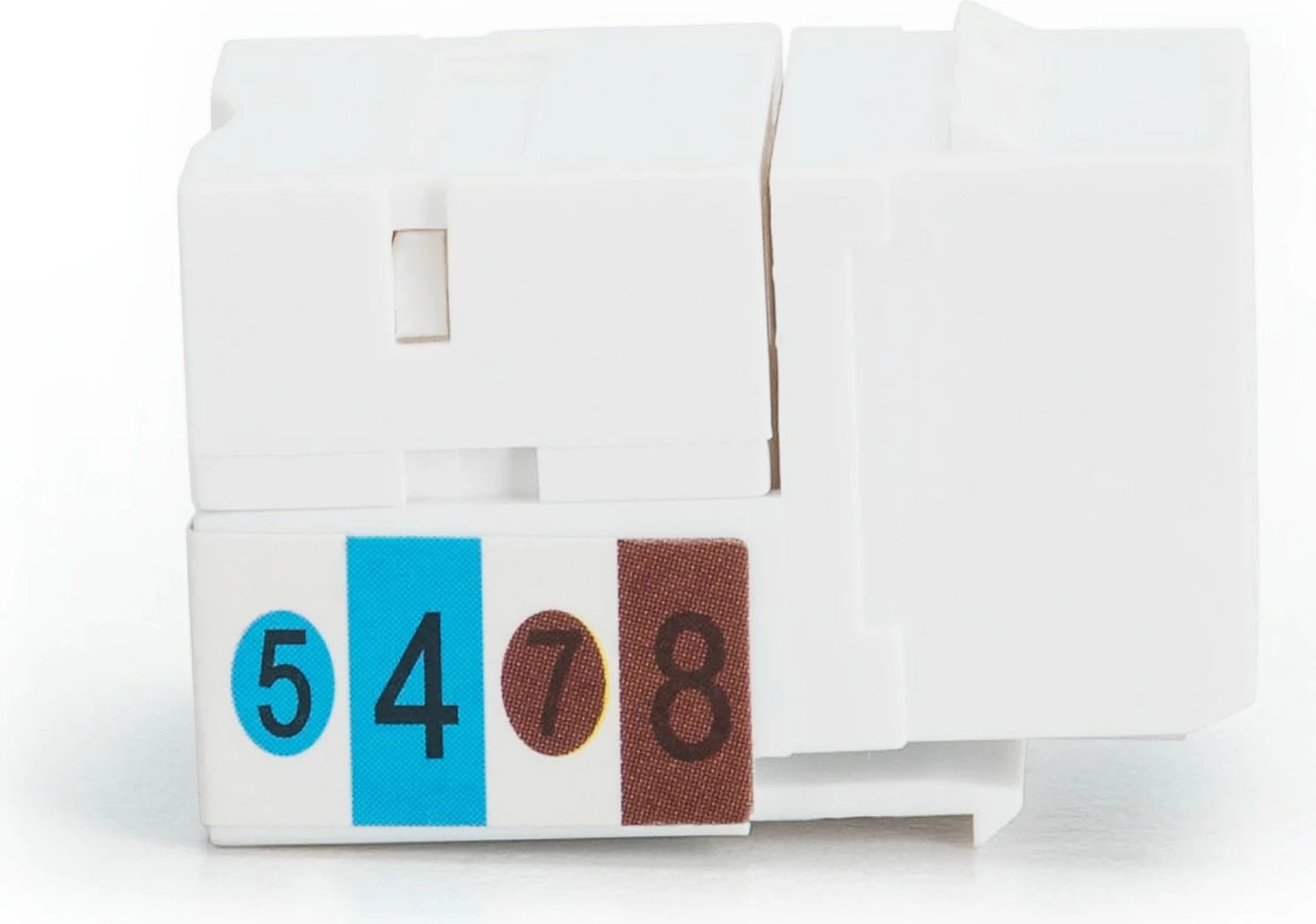 Jack rrjeti Digitus Cat6 RJ45 në LSA, i bardhë