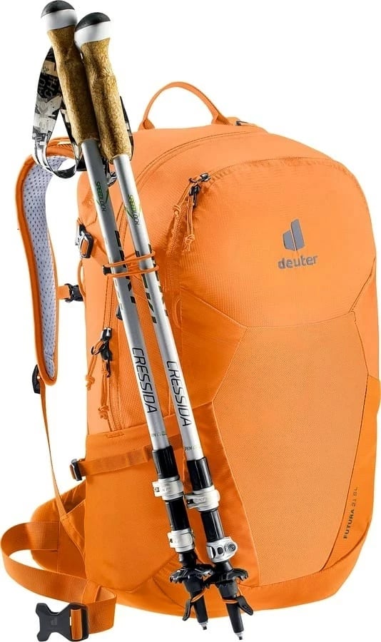 Çantë shpine Deuter Futura 21 SL për hiking, për femra, Portokalli