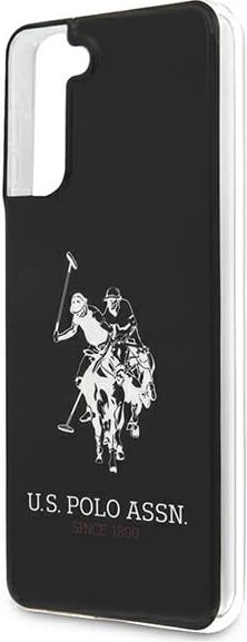 Mbështjellës U.S. Polo Assn. USHCS21MTPUHRBK për Samsung Galaxy S21+, Shiny Big Logo, i zi