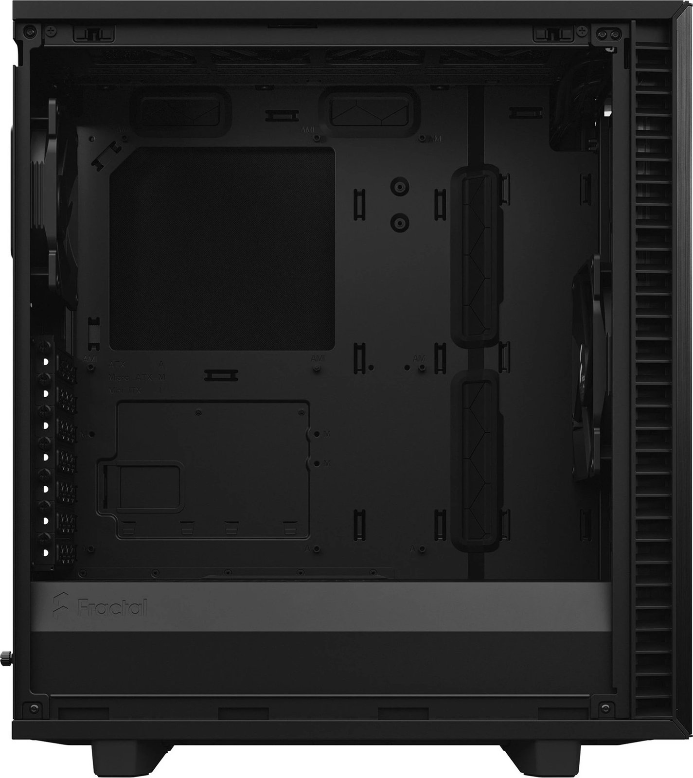 Kasë Fractal Design Define 7 Compact, Midi Tower, ATX, micro ATX, Micro-ITX, e zezë Kasë Fractal Design Define 7 Compact, Midi Tower, ATX, micro ATX, Micro-ITX, e zezë