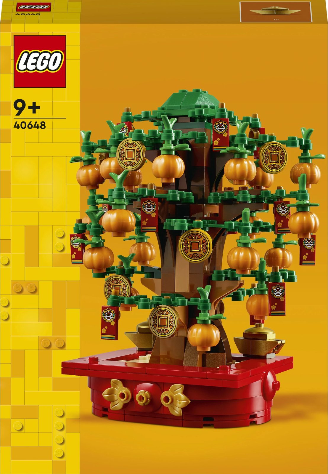 Set LEGO Iconic 40648, pemë dekorative Glückskastanie, për ndërtim, shumëngjyrëshe
