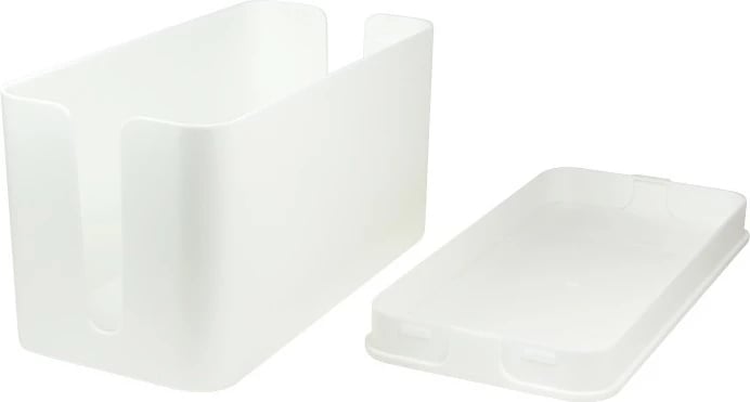 Kutia e kabllove LogiLink KAB0061, Plastike, Bardhë