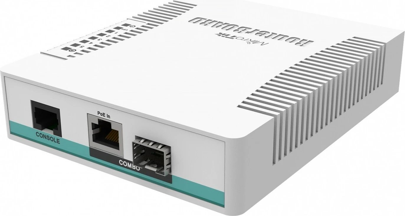Switch i menaxhuar Mikrotik CRS106-1C-5S, 5xSFP, 1xCOMBO, i bardhë