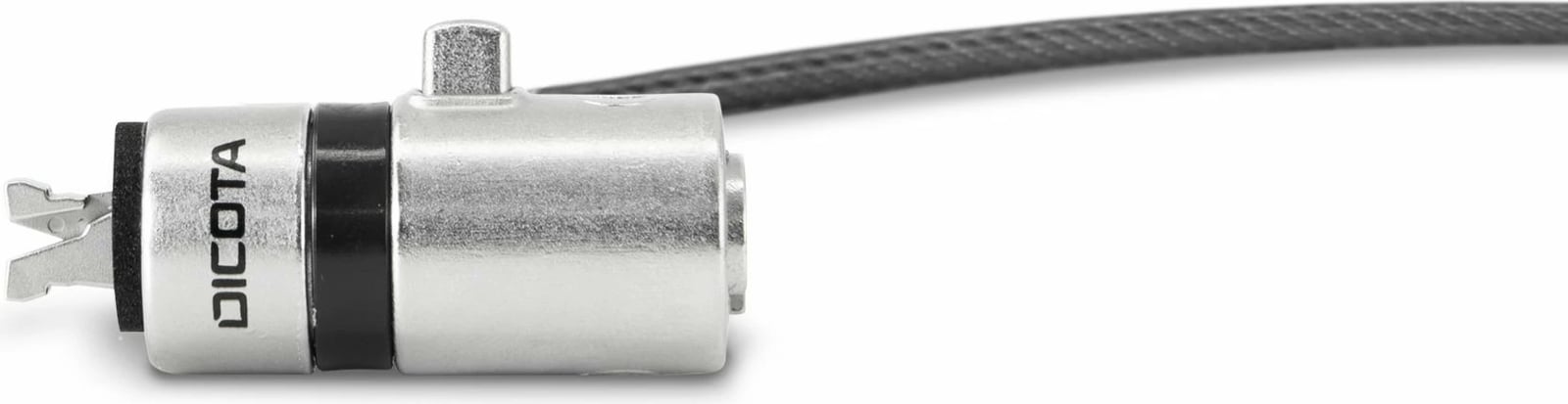 Kabllo sigurie për laptop Dicota Universal Mini, argjendtë