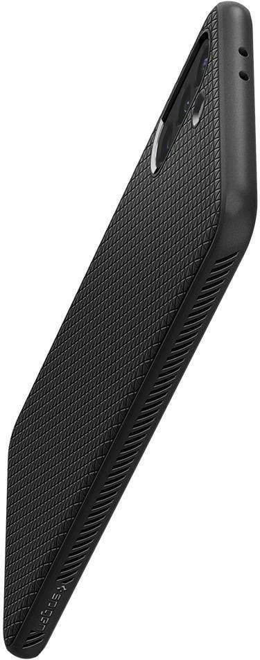 Mbështjellës Spigen Liquid Air për Samsung Galaxy S21, Mat Zi