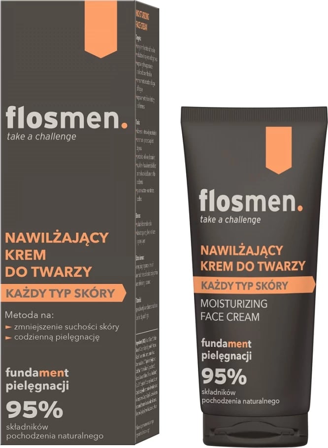 Krem fytyre hidratues për meshkuj Floslek Flosmen 50ml