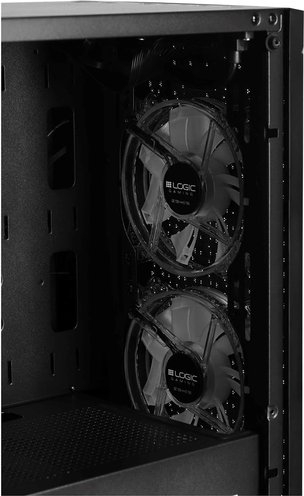 Kasë LOGIC ARAMIS ARGB Mini USB 3.0, e zeza