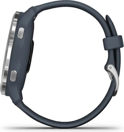 Smartwatch Garmin Venu 2, 45 mm, AMOLED, GPS, Blu/Argjend