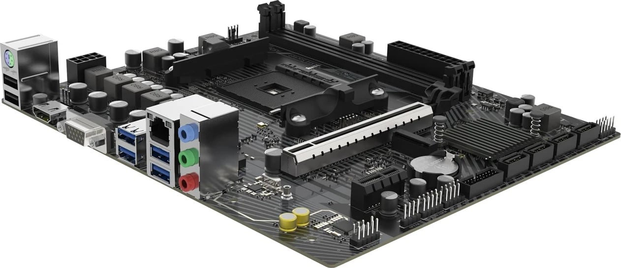 Pllakë amë Sapphire A520M-E, Socket AM4, micro ATX, e zezë