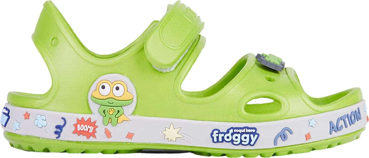 Sandale për fëmijë Coqui, të gjelbra