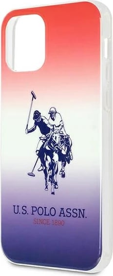 Mbështjellës U.S. Polo Assn. USHCP12MPCDGBR për iPhone 12/12 Pro 6.1", Gradient, Blu/Kuq
