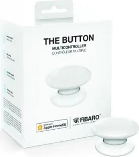 Buton paniku FIBARO The Button, Wireless Alarm, Bardhë
