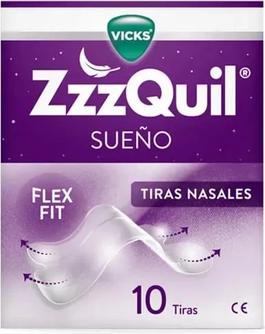 Tira nazale për gjumë ZZQUIL ZzzQuil, unisex, 10 copë