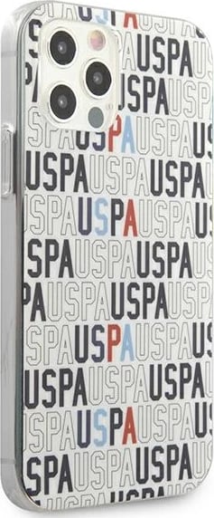 Mbështjellës U.S. Polo Assn. USHCP12LPCUSPA6 për iPhone 12 Pro Max, Logo Mania, Bardhë