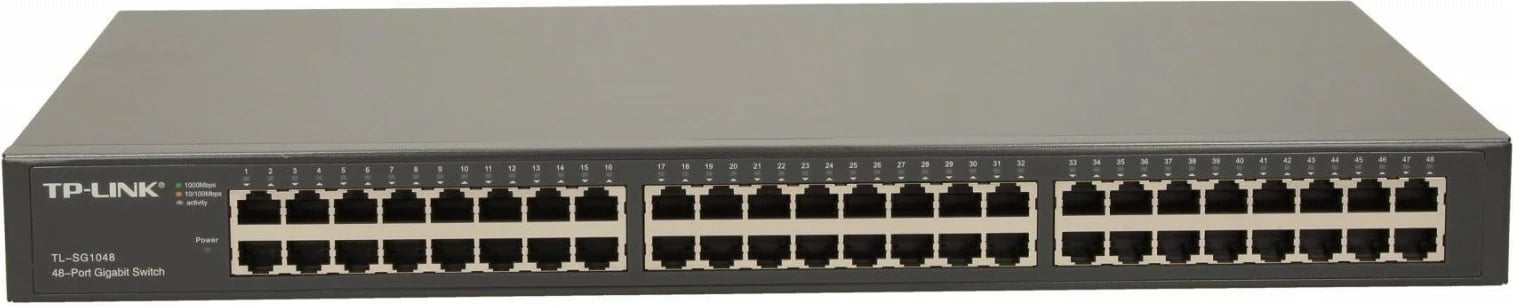 Switch rrjeti TP-LINK TL-SG1048, 48 porta Gigabit, rack/desktop, zi