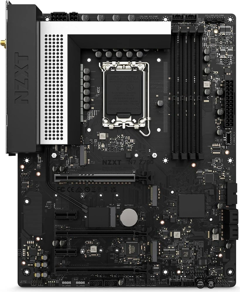 Pllakë amë NZXT N7 Z790, ATX, Socket LGA 1700, Wi-Fi 6E, Bardhë