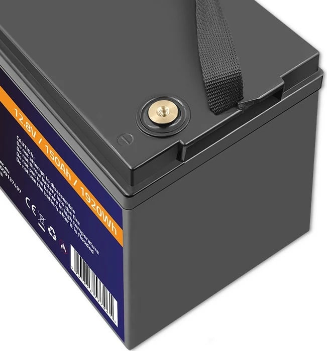 Bateri LiFePO4 Qoltec 53706, 12.8V, 150Ah, 1920Wh, me BMS