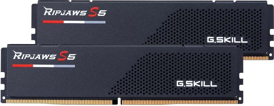 RAM Memorje G.SKILL Ripjaws S5, 32GB (2x16GB), DDR5, 5200MHz, CL40, e zezë, set