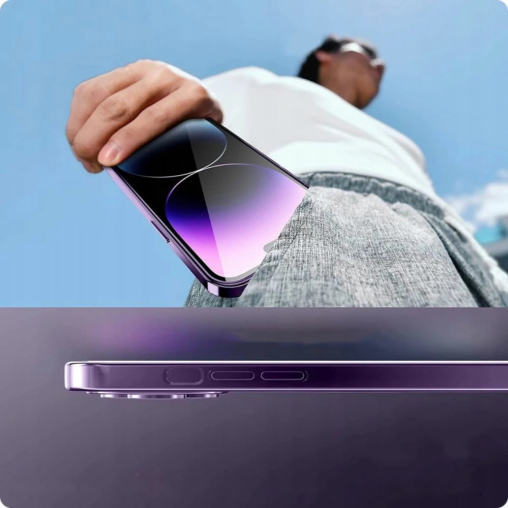 Mbështjellës Tech-Protect MagShine Line MagSafe për iPhone 14 Pro, Violet