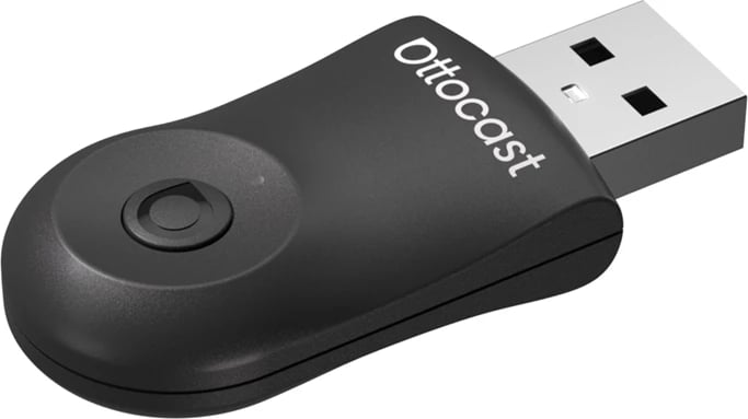 Adapter wireless për makinë Ottocast CA505-T MINI, CarPlay & Android Auto, i zi