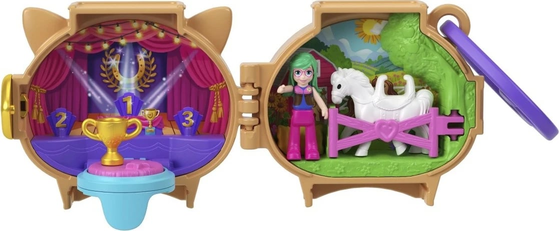 Set lodrash Polly Pocket Mattel GYV99/JCB20, figurina, plastikë, për fëmijë, shumëngjyrëshe