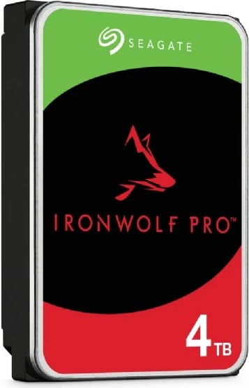 Hard disk Seagate IronWolf Pro ST4000NT001, 4 TB, 7200 RPM, 256 MB, 3.5"