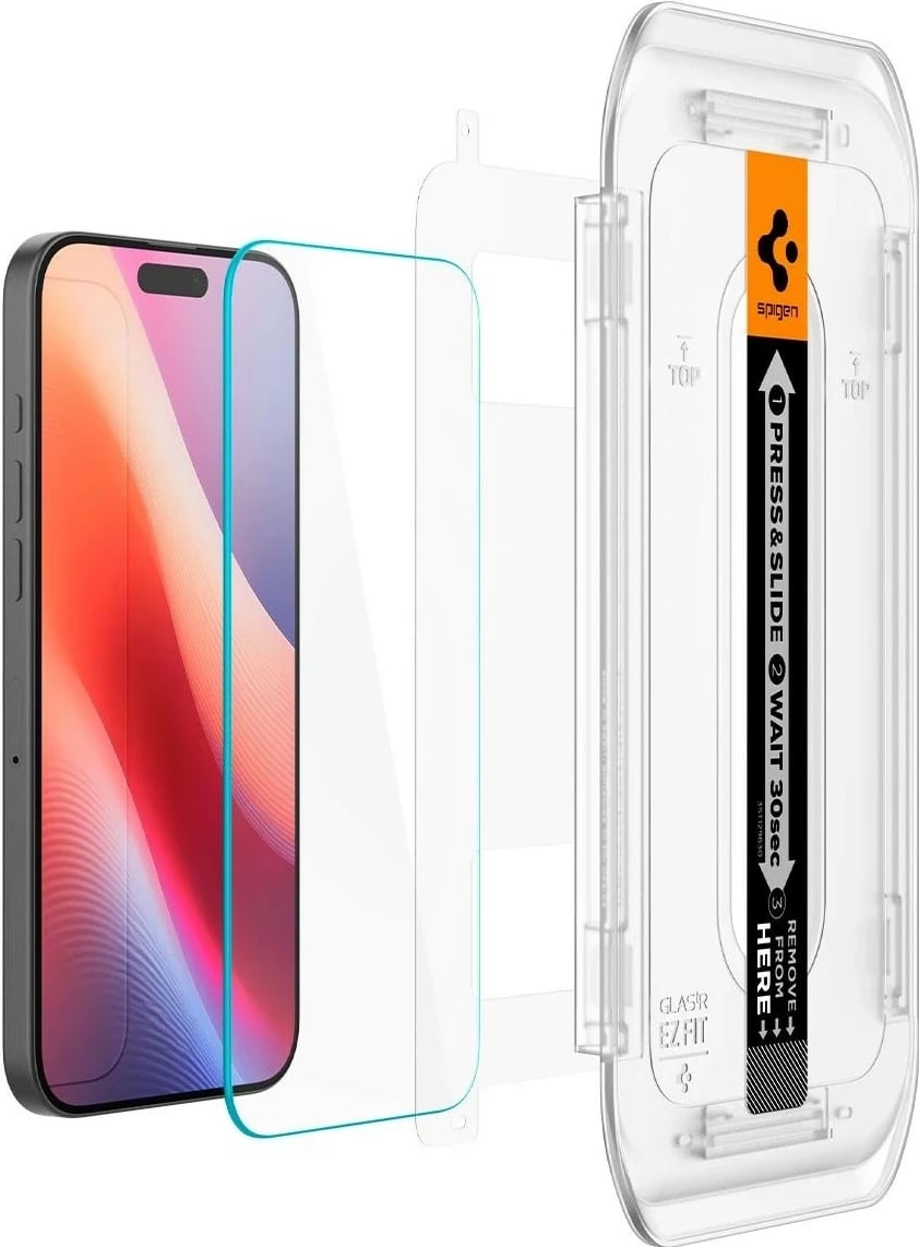 Xham mbrojtës Spigen GLAS.TR EZ FIT, Apple iPhone 16 Pro Max, transparent