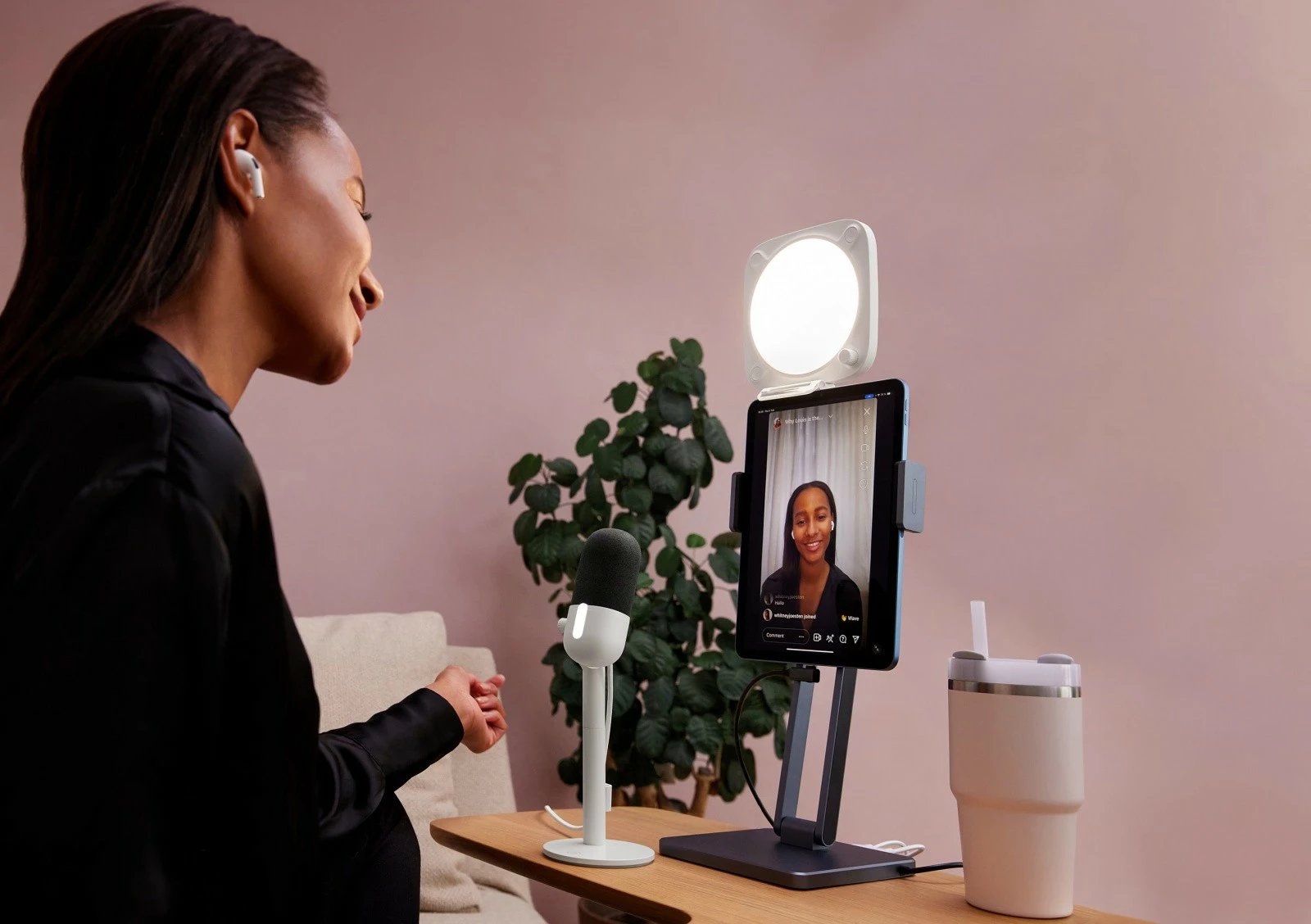 Panel LED Elgato Key Light Neo, për tavolinë, i bardhë