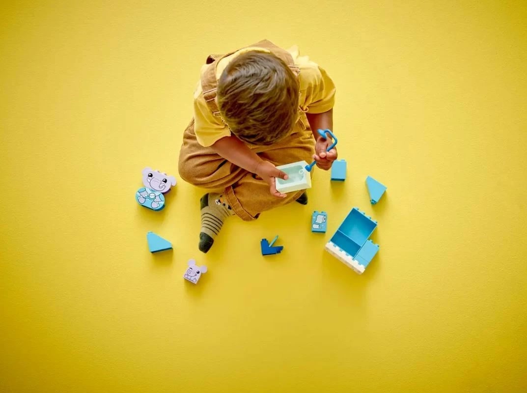 Set lodrash LEGO DUPLO 10413 Daily Activities Bath, 15 pjesë, plastikë, për fëmijë, shumëngjyrësh