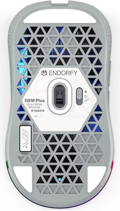 Maus wireless Endorfy Gem Plus Onyx, i bardhë 