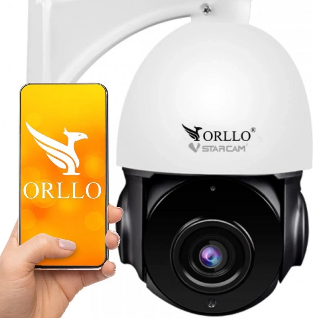Kamerë PTZ IP WiFi ORLLO Z10, 4Mpx, ZOOM x18, Bardhë