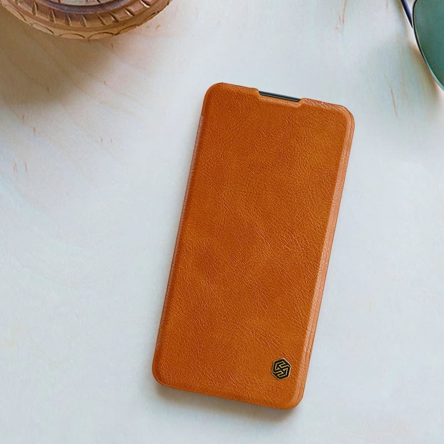 Mbështjellës Nillkin Qin Case për Xiaomi Redmi Note 11T 5G / Note 11S 5G / Note 11 5G (China) / Poco M4 Pro 5G, kafe Mbështjellës Nillkin Qin Case për Xiaomi Redmi Note 11T 5G / Note 11S 5G / Note 11 5G (China) / Poco M4 Pro 5G, kafe