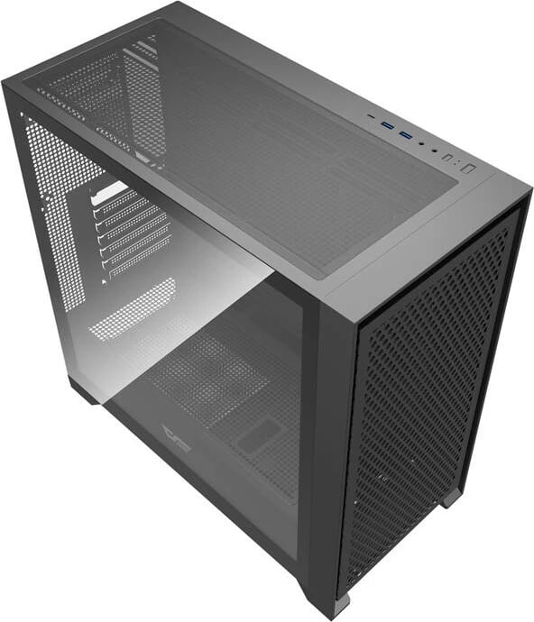 Kasë Darkflash DRX90 Mesh, Mid Tower, xham i temperuar, e zezë