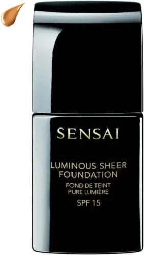 Fondatinë SENSAI Luminous Sheer SPF15 204.5 Warm Beige 30ml unisex