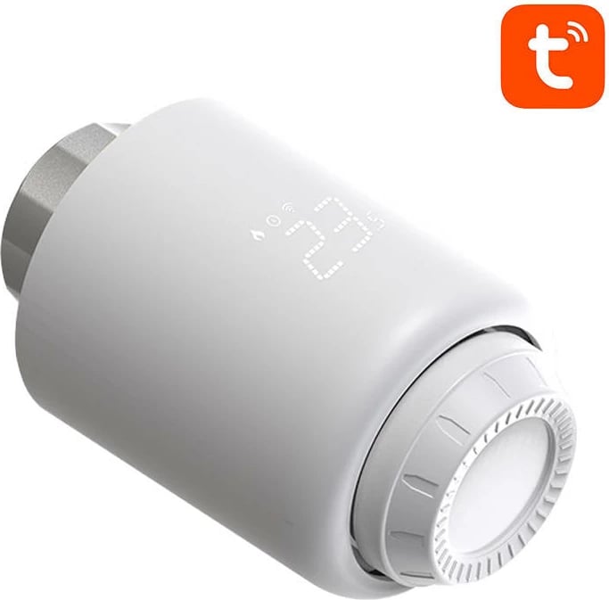 Valvul termostatike e mençur Avatto TRV07, WiFi, Tuya Smart Life, e bardhë
