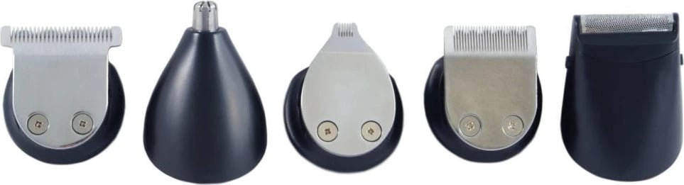 Trymer PRIME3 STR11, multifunksional, për mjekër, flokë, vetulla, veshë e hundë, i zi/argjendtë